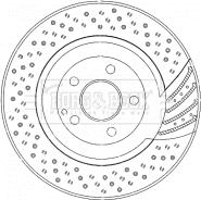 Borg & Beck BBD5781S - Гальмівний диск avtolavka.club