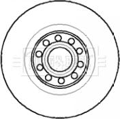 Borg & Beck BBD5730S - Гальмівний диск avtolavka.club