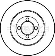 Borg & Beck BBD5720S - Гальмівний диск avtolavka.club