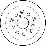 Borg & Beck BBD5775S - Гальмівний диск avtolavka.club