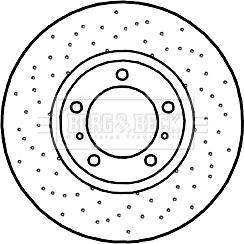 Borg & Beck BBD6045S - Гальмівний диск avtolavka.club