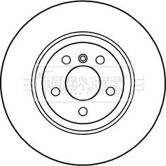 Borg & Beck BBD6041S - Гальмівний диск avtolavka.club