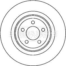 Borg & Beck BBD6051S - Гальмівний диск avtolavka.club