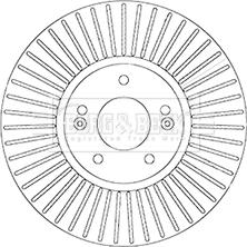 Borg & Beck BBD6065S - Гальмівний диск avtolavka.club