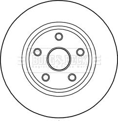 Borg & Beck BBD6004S - Гальмівний диск avtolavka.club