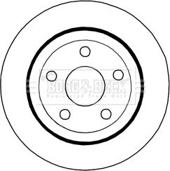 Jurid 562971JC - Гальмівний диск avtolavka.club