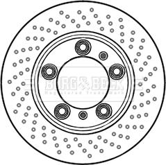 Borg & Beck BBD6002S - Гальмівний диск avtolavka.club