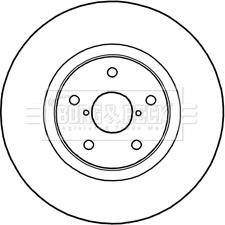 Borg & Beck BBD6035S - Гальмівний диск avtolavka.club