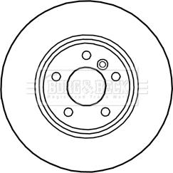 Borg & Beck BBD6027S - Гальмівний диск avtolavka.club