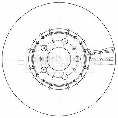 Borg & Beck BBD6157S - Гальмівний диск avtolavka.club