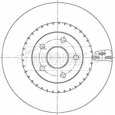 Borg & Beck BBD6164S - Гальмівний диск avtolavka.club