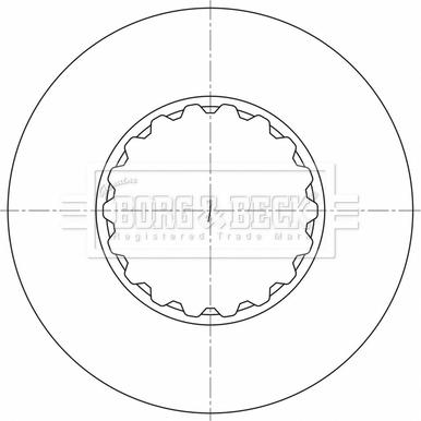 Borg & Beck BBD32658 - Гальмівний диск avtolavka.club