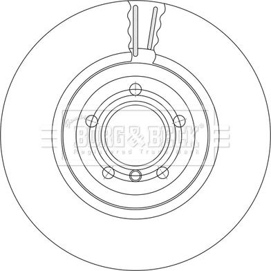 Borg & Beck BBD7002S - Гальмівний диск avtolavka.club