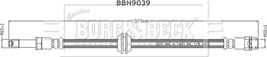 Borg & Beck BBH9039 - Гальмівний шланг avtolavka.club