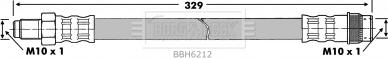 Borg & Beck BBH6212 - Гальмівний шланг avtolavka.club