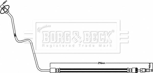 Borg & Beck BBH8493 - Гальмівний шланг avtolavka.club