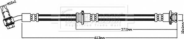 Borg & Beck BBH8421 - Гальмівний шланг avtolavka.club