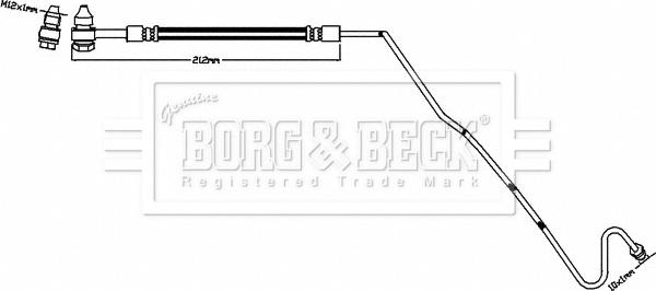 Borg & Beck BBH8504 - Гальмівний шланг avtolavka.club