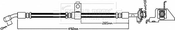 Borg & Beck BBH8130 - Гальмівний шланг avtolavka.club