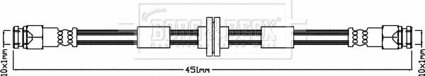 Borg & Beck BBH8318 - Гальмівний шланг avtolavka.club