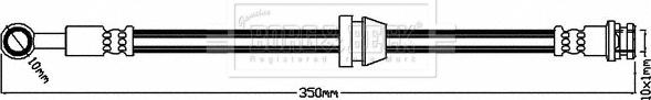 Borg & Beck BBH8385 - Гальмівний шланг avtolavka.club