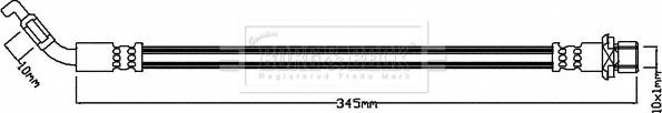 Borg & Beck BBH8231 - Гальмівний шланг avtolavka.club