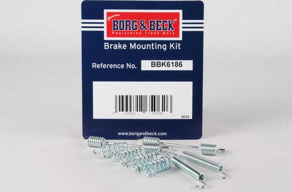 Borg & Beck BBK6186 - Комплектуючі, гальмівна система avtolavka.club