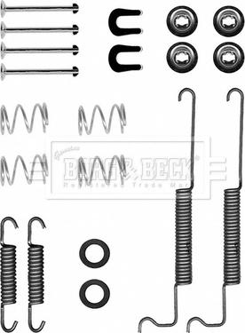 Borg & Beck BBK6349 - Комплектуючі, барабанний гальмівний механізм avtolavka.club