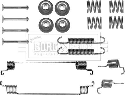 Borg & Beck BBK6308 - Комплектуючі, барабанний гальмівний механізм avtolavka.club