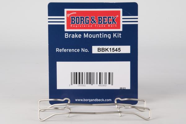 Borg & Beck BBK1545 - Комплектуючі, колодки дискового гальма avtolavka.club