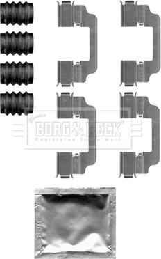 Borg & Beck BBK1508 - Комплектуючі, колодки дискового гальма avtolavka.club