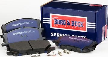 Borg & Beck BBP1901 - Гальмівні колодки, дискові гальма avtolavka.club