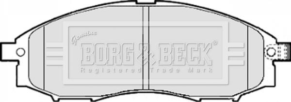 Borg & Beck BBP1922 - Гальмівні колодки, дискові гальма avtolavka.club