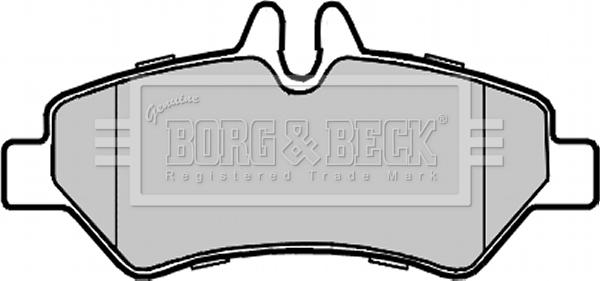 Borg & Beck BBP1975 - Гальмівні колодки, дискові гальма avtolavka.club