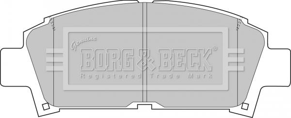 Borg & Beck BBP1440 - Гальмівні колодки, дискові гальма avtolavka.club