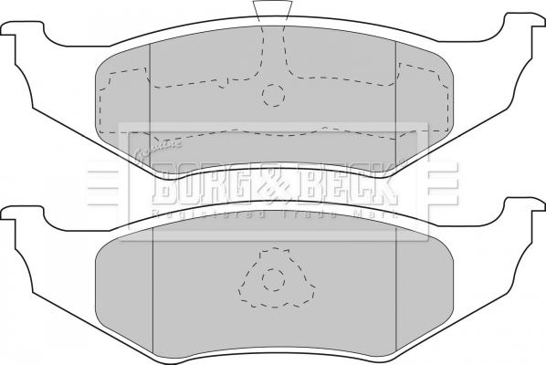 Borg & Beck BBP1450 - Гальмівні колодки, дискові гальма avtolavka.club