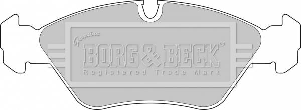 Borg & Beck BBP1412 - Гальмівні колодки, дискові гальма avtolavka.club