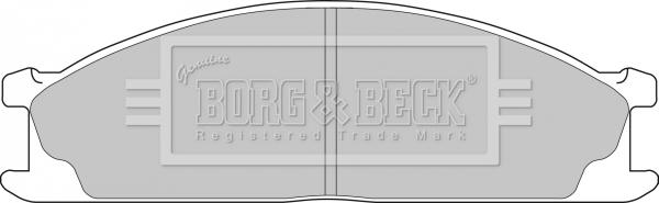 Borg & Beck BBP1486 - Гальмівні колодки, дискові гальма avtolavka.club