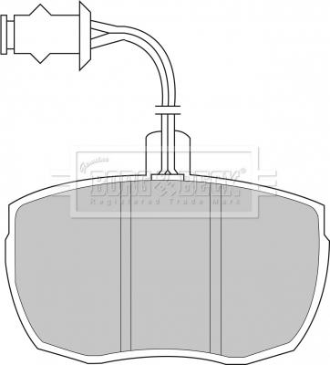 Borg & Beck BBP1481 - Гальмівні колодки, дискові гальма avtolavka.club