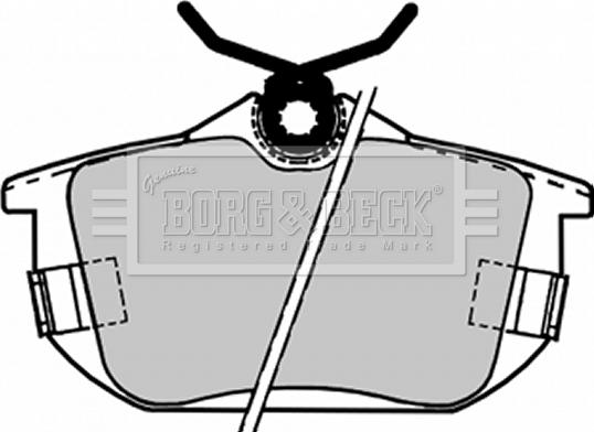 Borg & Beck BBP1488 - Гальмівні колодки, дискові гальма avtolavka.club
