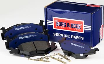 Borg & Beck BBP1420 - Гальмівні колодки, дискові гальма avtolavka.club