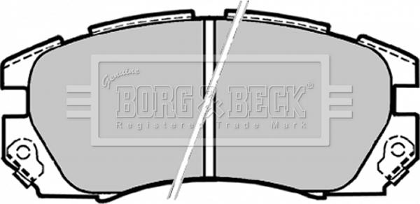 Borg & Beck BBP1479 - Гальмівні колодки, дискові гальма avtolavka.club