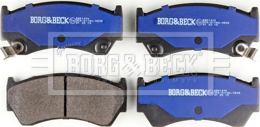 Borg & Beck BBP1470 - Гальмівні колодки, дискові гальма avtolavka.club