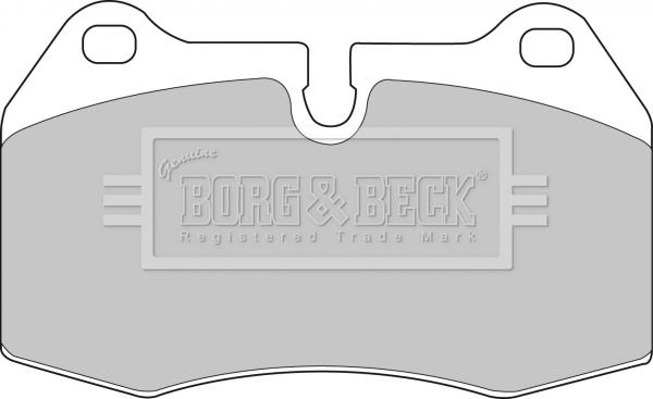 Borg & Beck BBP1596 - Гальмівні колодки, дискові гальма avtolavka.club