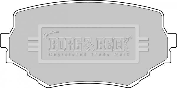 Borg & Beck BBP1597 - Гальмівні колодки, дискові гальма avtolavka.club