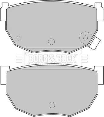 Borg & Beck BBP1549 - Гальмівні колодки, дискові гальма avtolavka.club