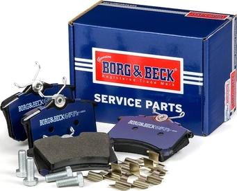 Borg & Beck BBP1542 - Гальмівні колодки, дискові гальма avtolavka.club