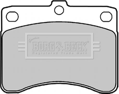 Borg & Beck BBP1547 - Гальмівні колодки, дискові гальма avtolavka.club