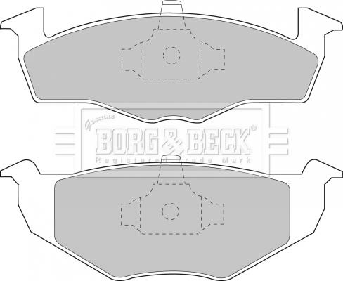 Borg & Beck BBP1555 - Гальмівні колодки, дискові гальма avtolavka.club