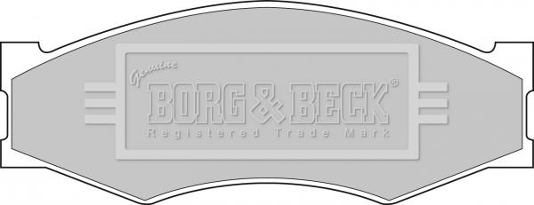 Borg & Beck BBP1551 - Гальмівні колодки, дискові гальма avtolavka.club